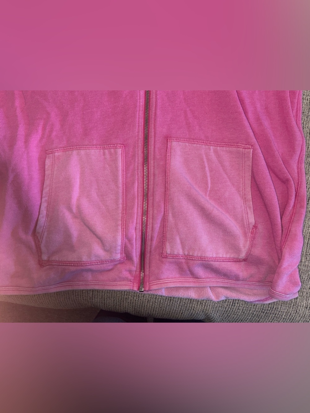 Lot of 3 zipup sweatshirts for women- sizes vary - Picture 8 of 9